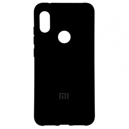 Чехол Silicone Case Full Xiaomi Mi6X, Mi A2 черный