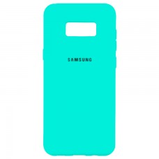 Чехол Silicone Case Full Samsung S8 G950 бирюзовый