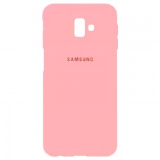 Чехол Silicone Case Full Samsung J6 Plus 2018 J610 розовый
