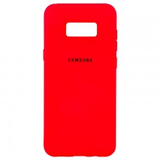 Чехол Silicone Case Full Samsung S8 G950 красный