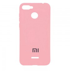 Чехол Silicone Case Full Xiaomi Redmi 6 розовый