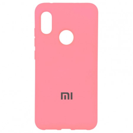 Чехол Silicone Case Full Xiaomi Mi 8 розовый