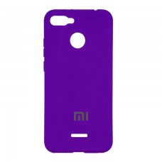 Чехол Silicone Case Full Xiaomi Redmi 6 фиолетовый
