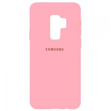 Чехол Silicone Case Full Samsung S9 Plus G965 розовый
