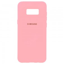 Чехол Silicone Case Full Samsung S8 Plus G955 розовый