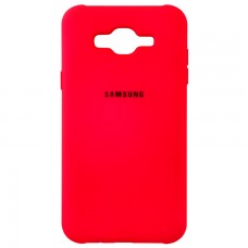 Чехол Silicone Case Full Samsung J7 2015 J700, J7 Neo J701 красный