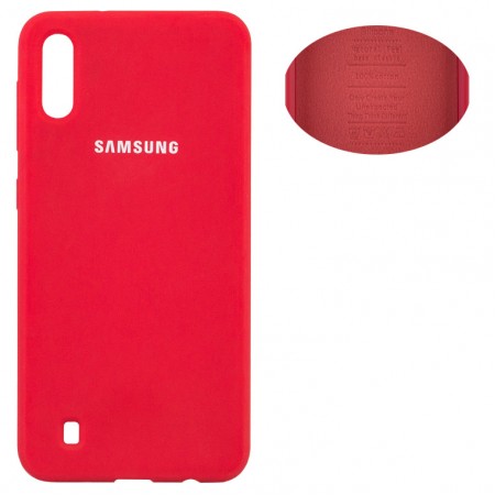 Чехол Silicone Cover Samsung A10 2019 A105 красный