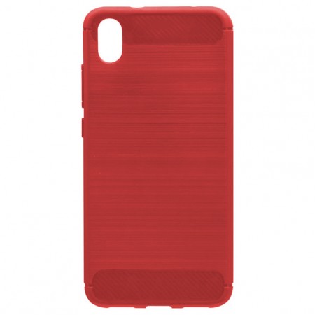Чехол силиконовый Polished Carbon Xiaomi Redmi 7A красный
