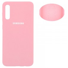 Чехол Silicone Cover Samsung A70 2019 A705 розовый