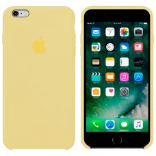 Чехол Silicone Case Apple iPhone 6, 6S бледно-желтый 51