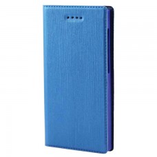 Универсальный чехол-книжка однотонный без окна 3.5-3.7″ 6#-XS голубой