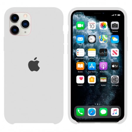 Чехол Silicone Case Apple iPhone 11 Pro Max белый 09