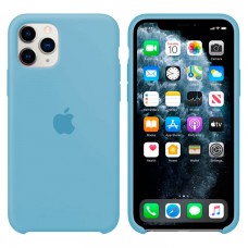 Чехол Silicone Case Apple iPhone 11 Pro Max голубой 05