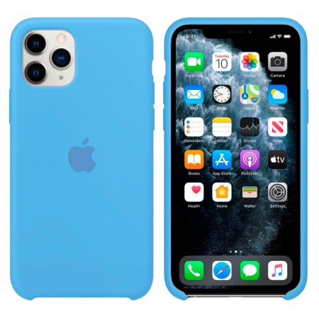 Чехол Silicone Case Apple iPhone 11 Pro голубой 16