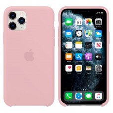 Чехол Silicone Case Apple iPhone 11 Pro Max бледно-розовый 19