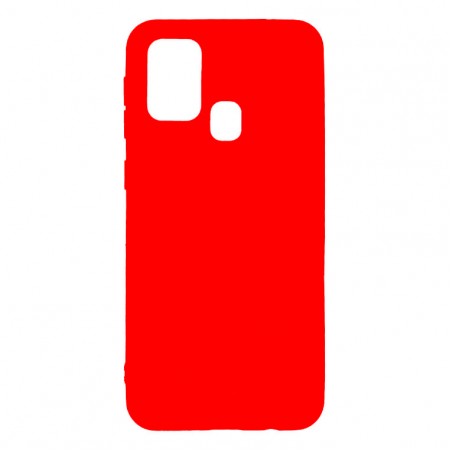 Чехол Silicone Cover Full Samsung M31 2020 M315 красный