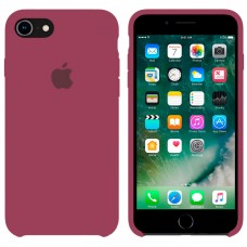 Чехол Silicone Case Apple iPhone 7, 8, SE 2020 темно-розовый 48