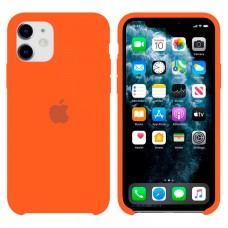 Чехол Silicone Case Apple iPhone 11 оранжевый 49