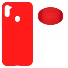 Чехол Silicone Cover Full Samsung A11 2020 A115 красный