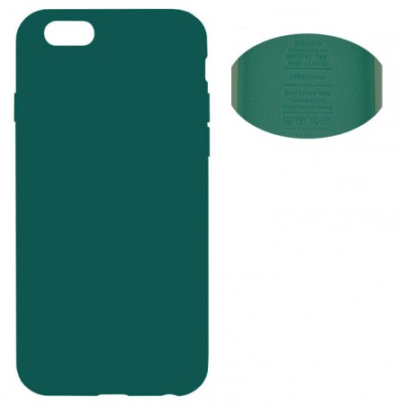 Чехол Silicone Cover Full Apple iPhone 6 зеленый