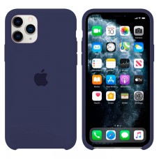 Чехол Silicone Case Apple iPhone 11 Pro Max темно-синий 08