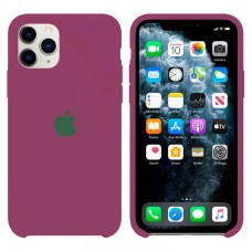 Чехол Silicone Case Apple iPhone 11 Pro темно-розовый 48