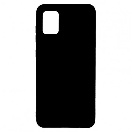Чехол Silicone Cover Full Samsung A71 2020 A715 черный