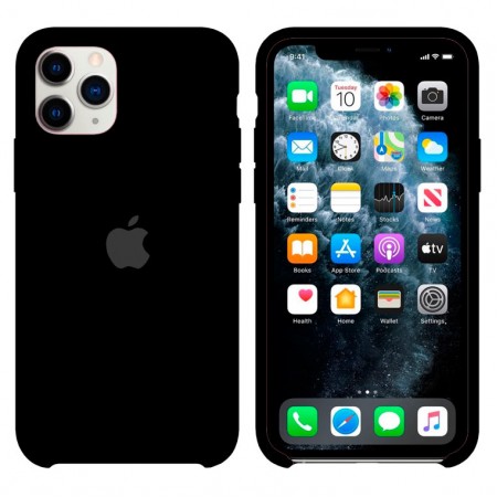 Чехол Silicone Case Apple iPhone 11 Pro Max черный 18