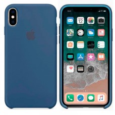 Чехол Silicone Case Apple iPhone X, XS синий 20
