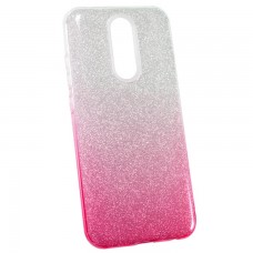 Чехол силиконовый Shine Xiaomi Redmi 8 градиент розовый