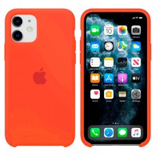 Чехол Silicone Case Apple iPhone 11 оранжевый 13