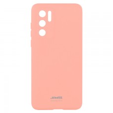 Чехол силиконовый SMTT Huawei P40 розовый