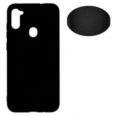 Чехол Silicone Cover Full Samsung A11 2020 A115 черный