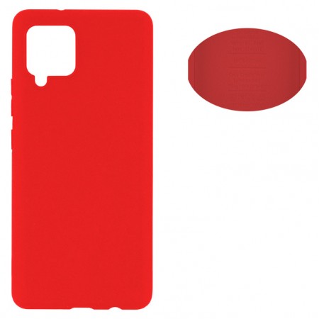 Чехол Silicone Cover Full Samsung A42 5G A426 красный