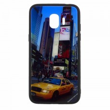 Чехол накладка Glass Case New Samsung J2 2018 J250, J2 Pro 2018 такси