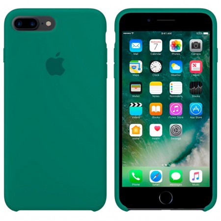 Чехол Silicone Case Apple iPhone 7 Plus, 8 Plus бледно-зеленый 55