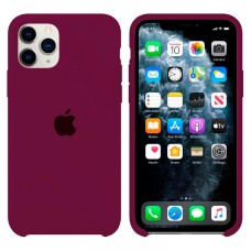 Чехол Silicone Case Apple iPhone 11 Pro Max темно-бордовый 42