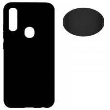 Чехол Silicone Cover Full Samsung A21 2020 A215 черный