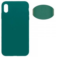 Чехол Silicone Cover Full Apple iPhone X, iPhone XS зеленый