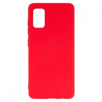 Чехол Silicone Cover Full Samsung A41 2020 A415 красный