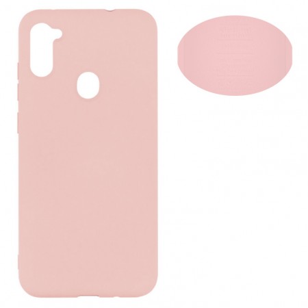 Чехол Silicone Cover Full Samsung A11 2020 A115 розовый