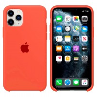 Чехол Silicone Case Apple iPhone 11 Pro светло-оранжевый 02