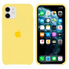 Чехол Silicone Case Apple iPhone 11 бледно-желтый 51