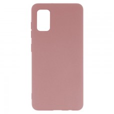 Чехол Silicone Cover Full Samsung A41 2020 A415 розовый