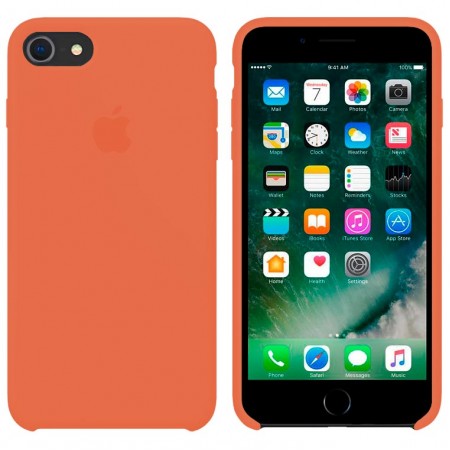 Чехол Silicone Case Apple iPhone 6 Plus, 6S Plus оранжевый 49