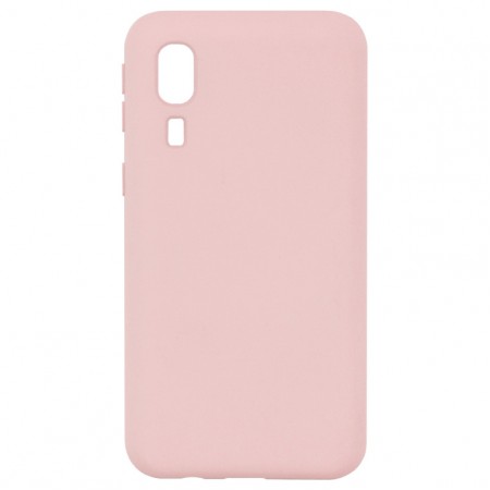 Чехол Silicone Cover Full Samsung A2 Core A260 розовый