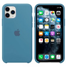 Чехол Silicone Case Apple iPhone 11 Pro Max бледно-голубой 53