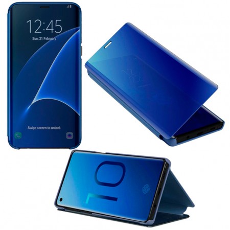 Чехол-книжка CLEAR VIEW Samsung A8 2018 A530 синий