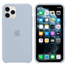 Чехол Silicone Case Apple iPhone 11 Pro Max серо-голубой 26