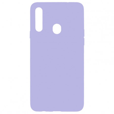 Чехол Silicone Cover Full Samsung A20s 2019 A207 сиреневый